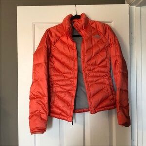 The North Face Women's Vibrant Orange Puffer Jacket
